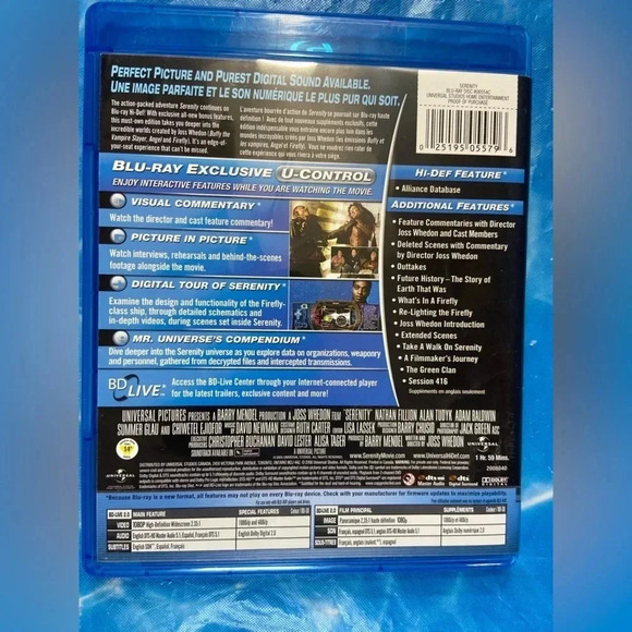 Serenity - Blu Ray ๐งฅ๐จโ๐๐ช๐ค ๐ด - Picture 3 of 3